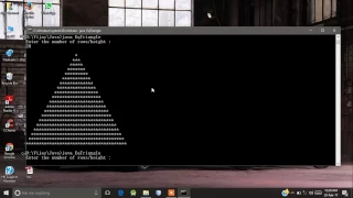 Java Programming Patterns - Equilateral Triangle
