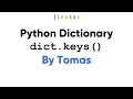 Python dict keys Method