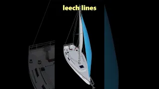 LEECH LINES #shorts #sailing