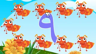 تعليم الأرقام للأطفال الرقم 9  تعليم الأرقام للأطفال الرقم 9