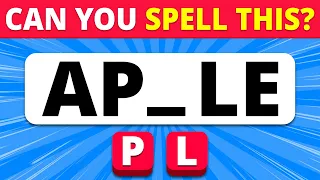 Spelling Quiz - Can You Score Easy Medium Hard Impossible