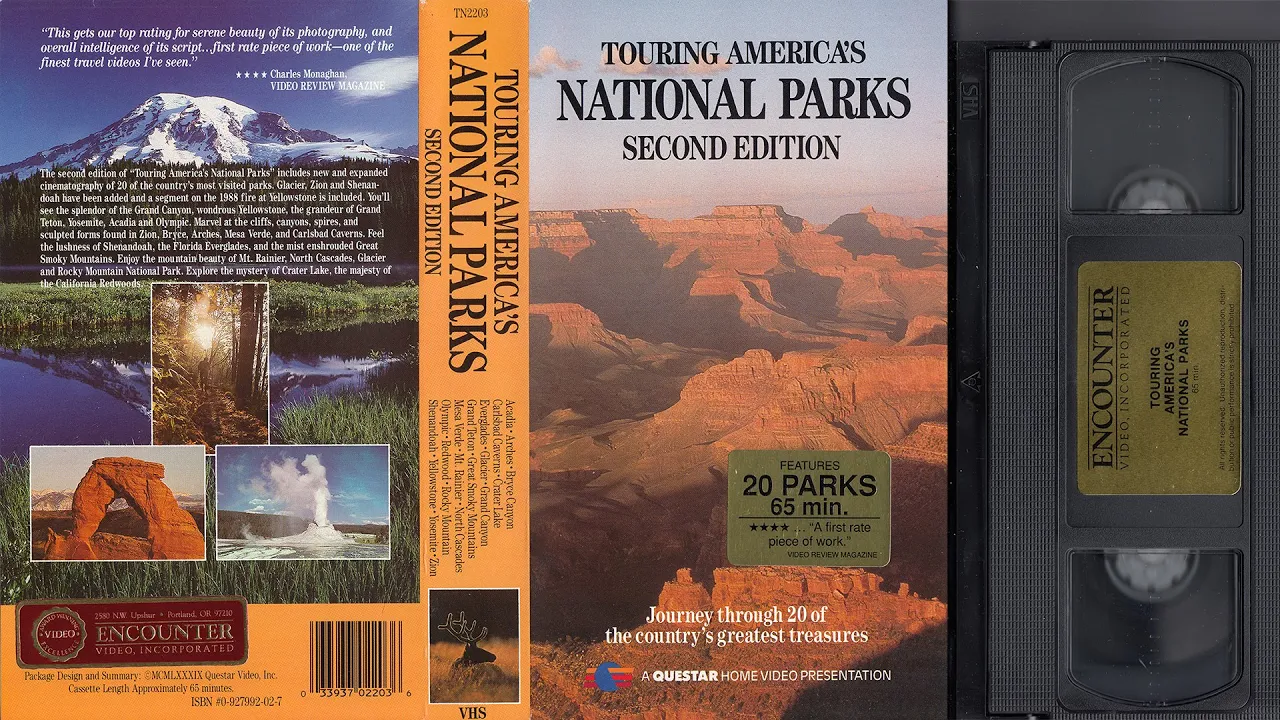 Touring America's National Parks, 2nd Edition (1989) VHS 60fps