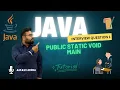 Java Interview Questions 1 public static void main Aakash Arora Java Tutorials PSVM