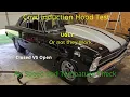 Cowl induction hood test Do they work Open vs closed