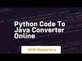 python code to java converter online