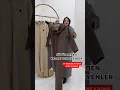 Hira Kaban📌 Örme kaşe kumaştır 44-46-48-50-52-54 bedenlerdir 135-140 cm.Elifeminmoda kaban modelleri