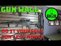 DIY Gun wall A Much Less Expensive Option