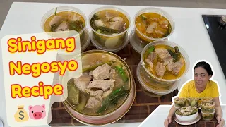 Sinigang na Baboy Recipe pang Negosyo