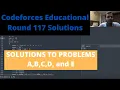 Codeforces Educational Round 117 Solutions Problems A B C D and E