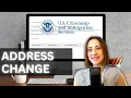 HOW TO CHANGE YOUR ADDRESS WITH USCIS online