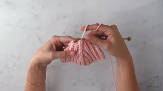Brioche Stitch Centered 4-Stitch Decrease Tutorial Purl Soho