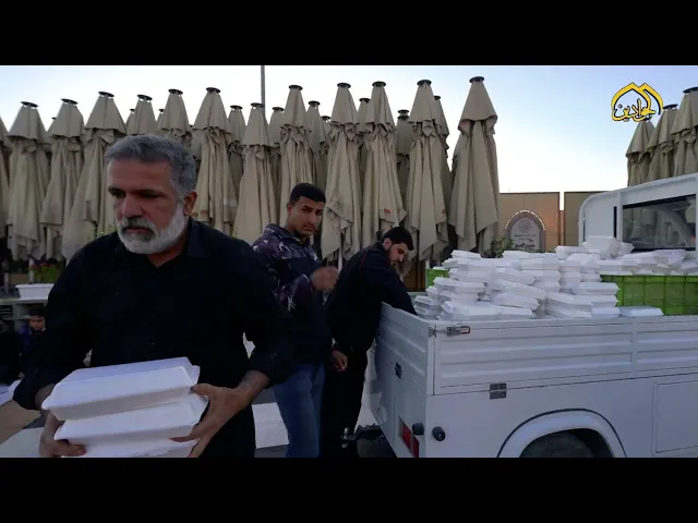 فيوضات عطاء الإمامين الجوادينِ (ع) مائدة الرحمن لإفطار الزائرين الكرام في العتبة الكاظمية المقدسة