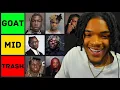 I ranked rappers by their dreads