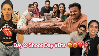 Day 2 Shoot Day #Bts๐ฌ ๐คฉโค๏ธ #saasbahuaurswaad #shreyavlogs #family #behindthescenes #fun