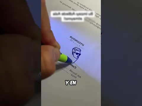 La firma más infalsificable del mundo 😳