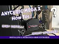 Upgrade your Extruder on the Anycubic Mega X