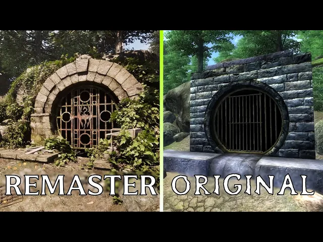 Oblivion Remaster vs Original - Images Comparison turned into Gameplay