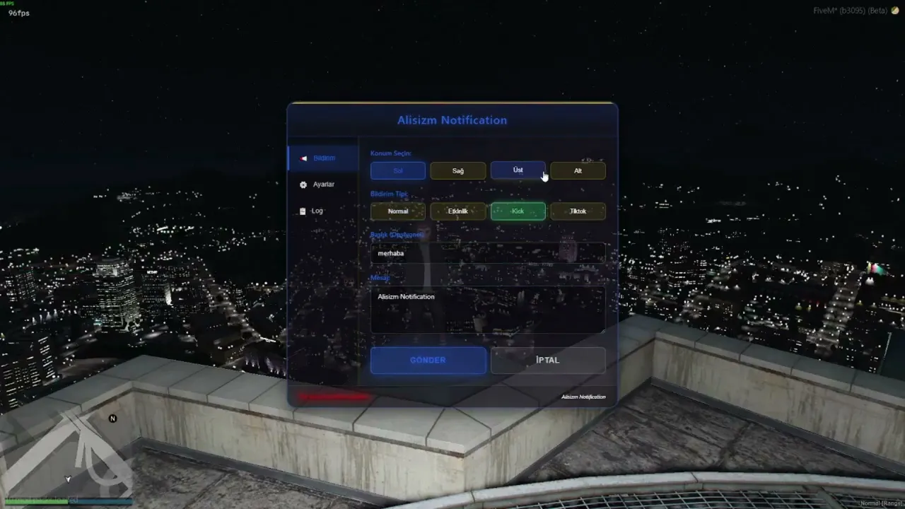Alisizm Notification System