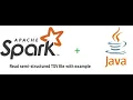 Spark with Java to read TSV Tab separated values file with Example