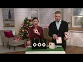 Lenox 3-Piece Porcelain and Gold Sentiment Ornaments with 24K Gold on QVC