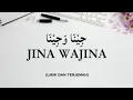 Lagu JINA WAJINA | جِيْنَا وَجِيْنَا | FILMA ZIYA (LYRICS VERSION)