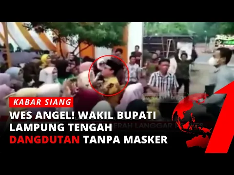 Parah! Wakil Bupati Lampung Tengah Berjoget Dangdutan Tanpa Pakai Masker