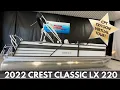 Triple-Tube Pontoon The Crest Classic LX 22ft - Model Year 2022
