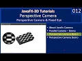 Camera Perspective Camera Basics JavaFx 3D Tutorial