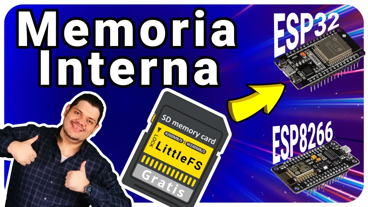 (????Truco) Memoria GRATIS dentro del ESP32 y ESP8266 | LittleFS - SPIFFS