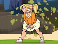Cartoon woman farting 2