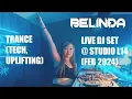 Download Lagu BELINÐA LIVE DJ SET - STUDIO L14 🎵 TRANCE (TECH \u0026 UPLIFTING) MIX 🎧 DJ BELINDA
