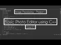 OpenCV - Image Processing Project Basic Photo Editor using C