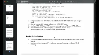 Exploring Local Network Vulnerabilities Using a Python-Based Network Scanner
