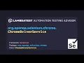 org openqa selenium chrome ChromeDriverService with example