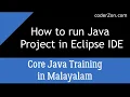 How to run Java Program in eclipse IDE