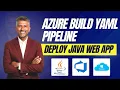 Create Azure Build YAML Pipeline to Deploy Java Web App into Azure Azure Build pipeline as a code