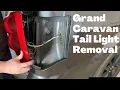 How to Remove A 2008 - 2020 Dodge Grand Caravan Tail Light Assembly