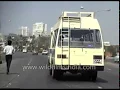 Bombay city from 1980's - archival footage of Mumbai