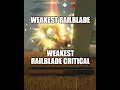 deepwoken unironically weakest railblade build