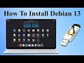 How to Download and Install Debian 13 from USB