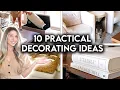 10 PRACTICAL HOME DECOR IDEAS DECORATE ORGANIZE WITH ME