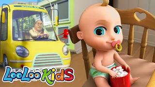 wheels on the bus johny johny yes papa baby shark a ram sam sam kids songs looloo kids