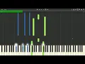 Jean-Michel Blais - roses (Synthesia Tutorial)