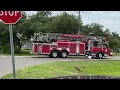 Pinellas suncoast fire rescue Truck 28 responding