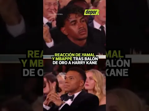 ASÍ REACCIONÓ LAMINE YAMAL Y MBAPPÉ TRAS BALON DE ORO A KANE | Depor