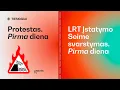 TIESIOGIAI: PROTESTAS ŠALIN RANKAS nuo laisvo žodžio! | SVARSTYMAS SEIME | PIRMA DIENA || Laisvės TV