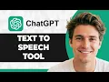 How to Create a Text-to-Speech Tool With ChatGPT 2026 Guide