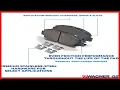 Wagner Brake QuickStop ZD1423 Ceramic Disc Brake Pad Set