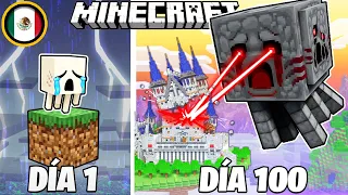 ¡Sobreviví 100 días como un DIOS GHAST en MINECRAFT!