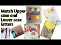 Match Upper case and Lower case letters Identifying Letters